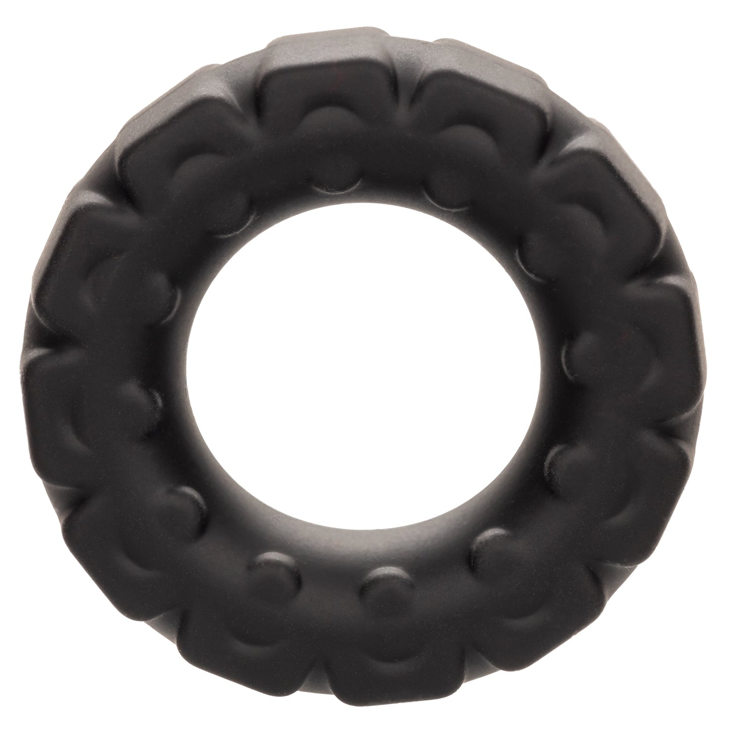 Alpha Liquid Silicone Prolong Tread Ring Black 1 Inch Diameter Stretchy Durable Waterproof > Cock Ring > Single - Tophatter Daily Deals