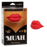 Naughty Bits MUAH Mini Red Lip-Shaped Silicone Vibrator 3.25 Inches Waterproof > Vibrators > Standard Vibrators - Tophatter Daily Deals