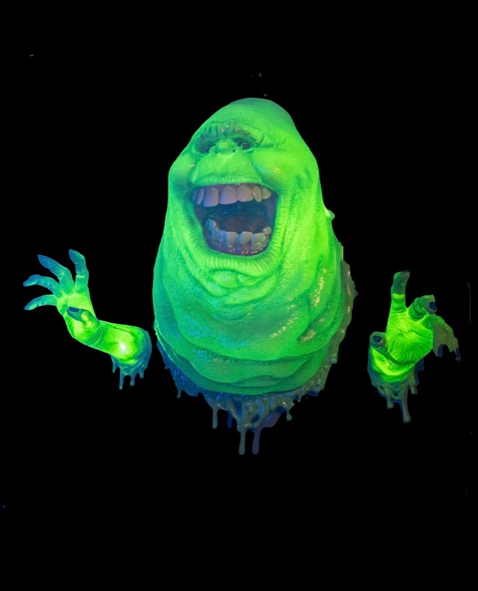 Ghostbusters - Life Size Slimer Glowing Wall Breaker Wall Decoration - Tophatter Daily Deals