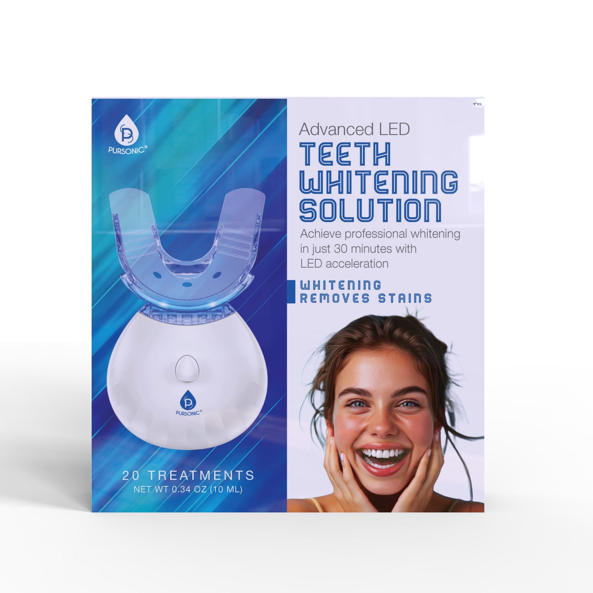 Pursonic Advanced LED Teeth Whitening Solution Teeth Whiteners - Tophatter Daily Deals