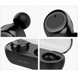 Wireless Earbuds with Charging Case & Touch Controls Headphones - Tophatter Daily Deals