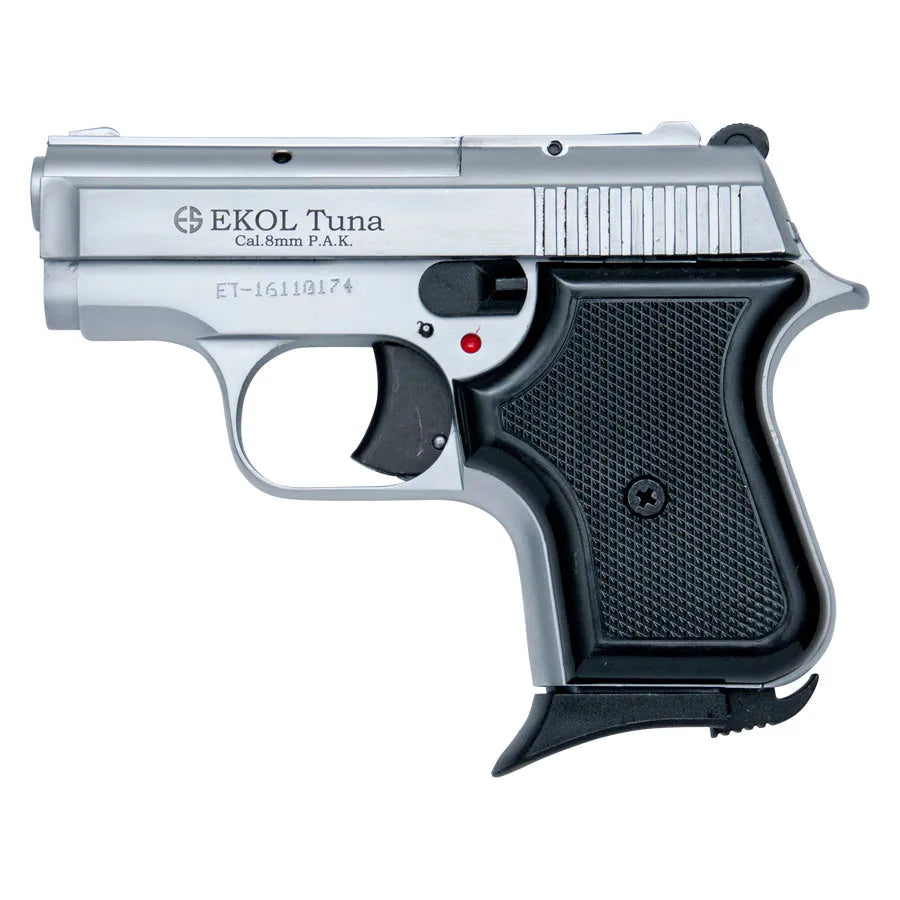 Replica Tuna V950 JF Blank Firing Pistol Nickel Finish - Tophatter Daily Deals