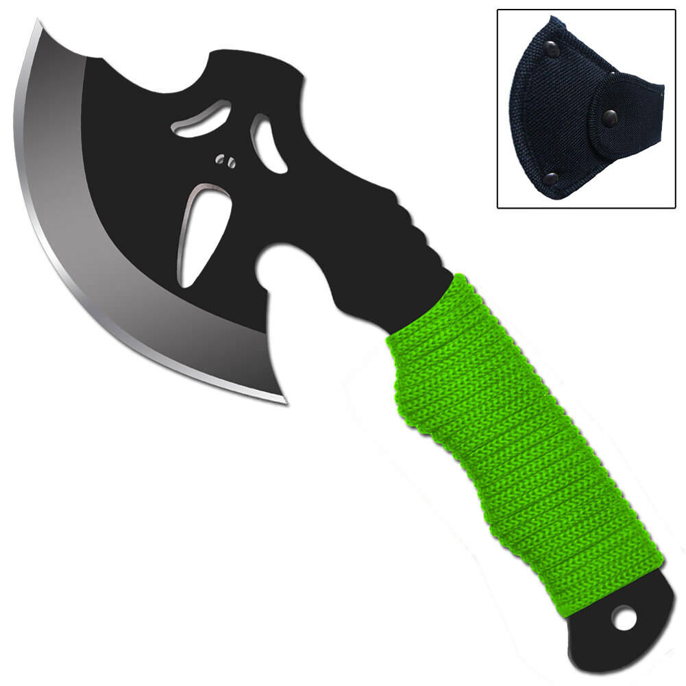 Shrieking Reaper Full Tang Ninja Outdoor Target Throwing Axe - TOPHATTER'S ARMORY DEALS Collectible Weapons - Tophatter Daily Deals