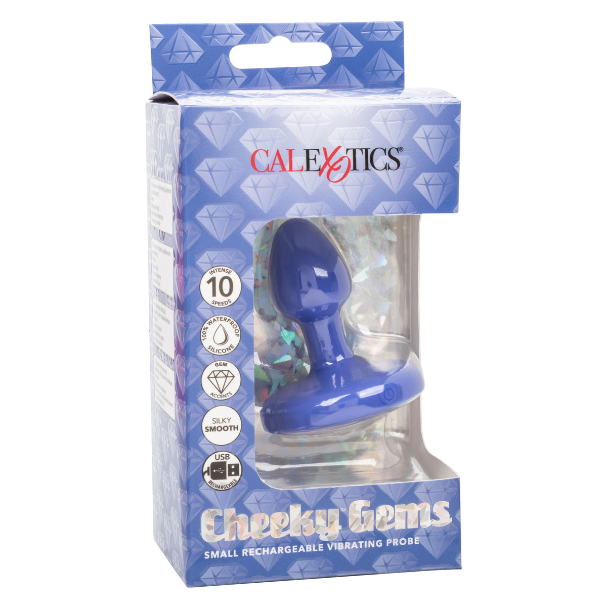 Cheeky Gems Small Rechargeable Vibrating Probe – Flexible Silicone Vibrator > Anal Range > Vibrating Butt Plugs - Tophatter Daily Deals