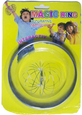 LARGE MAGIC MOVING METAL FLOW RING - Tophatter Daily Deals