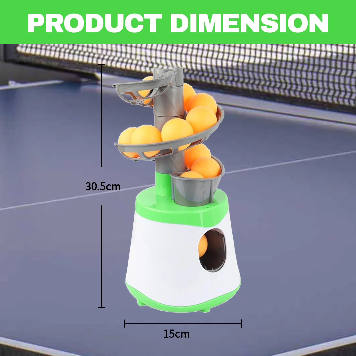 Table Tennis Robot Machine – Smart Ping Pong Trainer for Solo Practice and Drills Electronic - Tophatter Daily Deals
