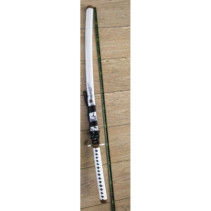 Valorant - Onimaru Kinitsuna Display (Straight) Katana (White) Katana - Tophatter Daily Deals