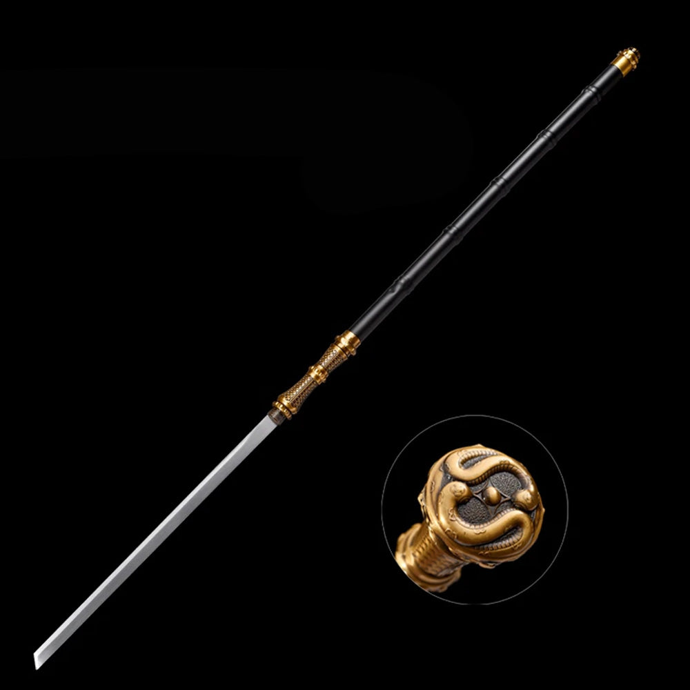 Tactical Cane Sword – Dual-Head Convertible Design - Tophatter Daily Deals