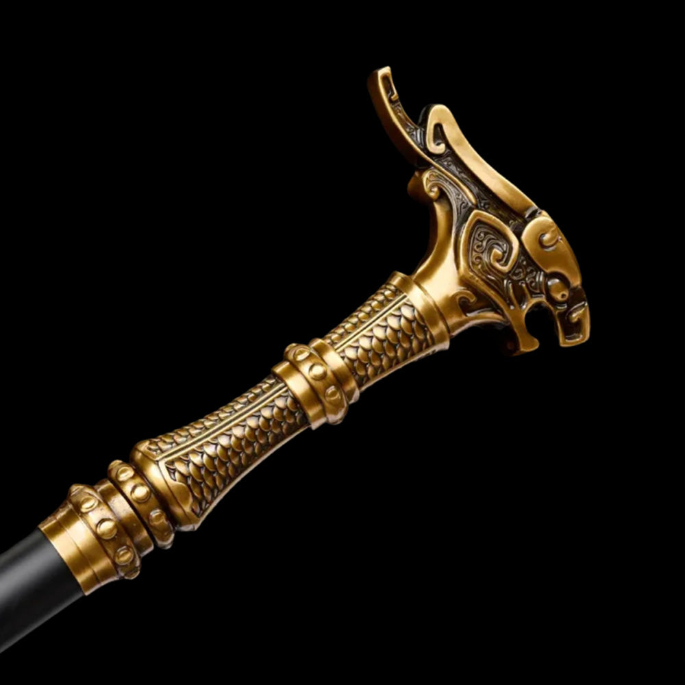 Tactical Cane Sword – Dual-Head Convertible Design - Tophatter Daily Deals