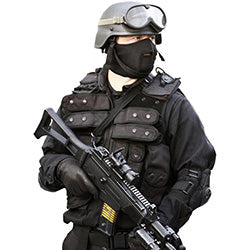 Police Edition Double Lock Steel Professional Grade Handcuffs - Black SD-Handcuffs - Tophatter Daily Deals