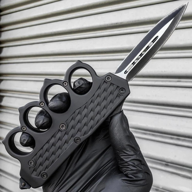 Tactical Knuckle OTF Knife - Tophatter Daily Deals