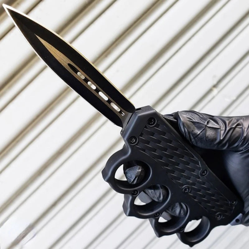 Tactical Knuckle OTF Knife - Tophatter Daily Deals