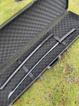 Tactical Black Warrior Tachi Sword - Tophatter Daily Deals