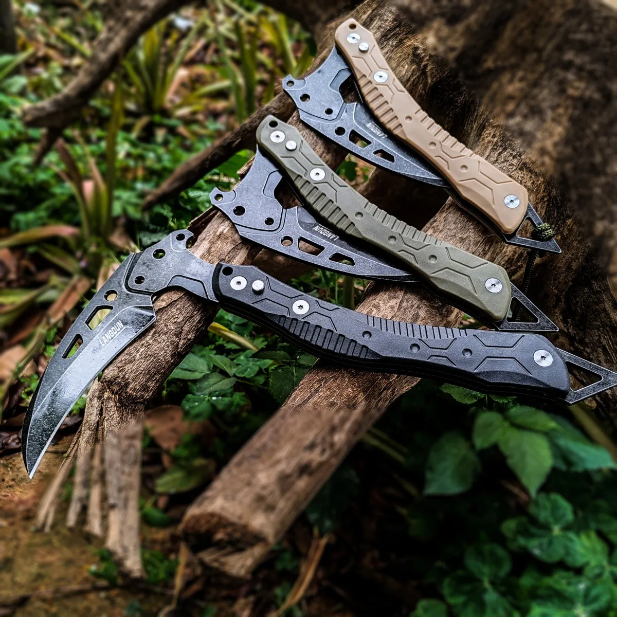 Tactical Folding Survival Axe - Tophatter Daily Deals