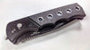 Black Tactical Diamond Grip Automatic Knife Serrated w/ Saftey Lock Knife-Auto - Tophatter Daily Deals