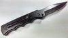 Black Tactical Diamond Grip Automatic Knife Serrated w/ Saftey Lock Knife-Auto - Tophatter Daily Deals