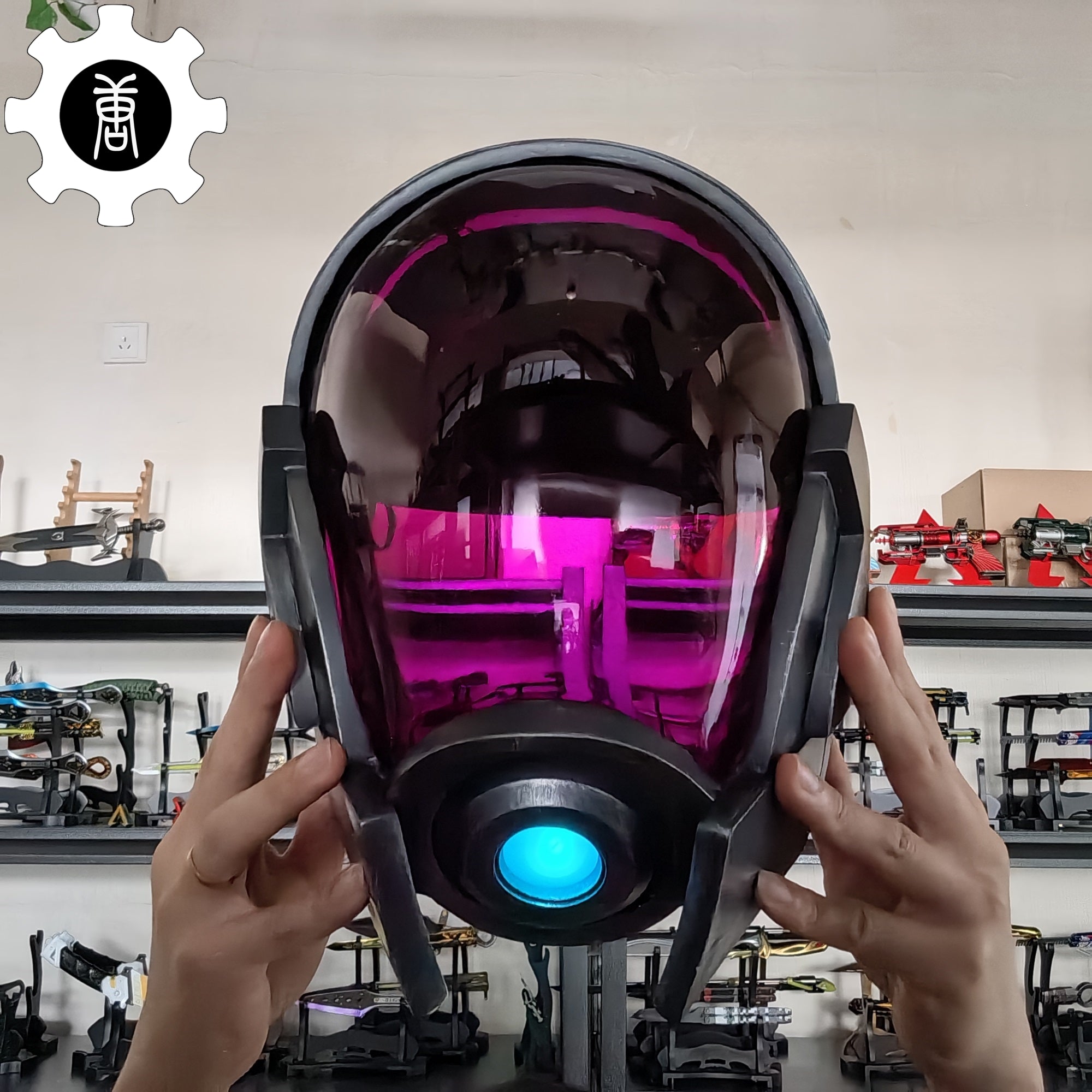 3D Printed Tali Zorah Helmet Mask Game Cosplay Prop - Tophatter Daily Deals