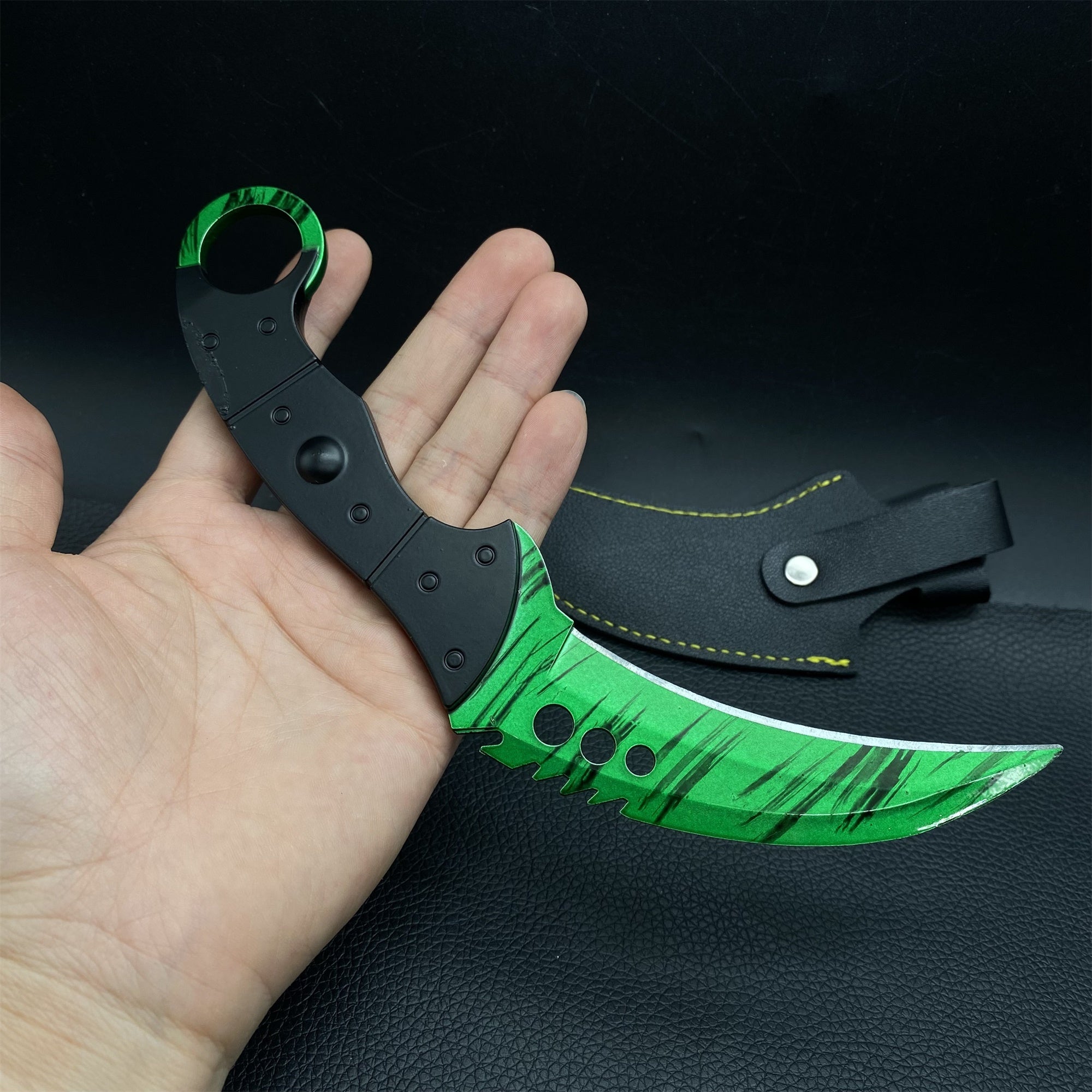 Talon Karambit Blunt Blade Knife Replicas For Collection Gamma Doppler - Tophatter Daily Deals