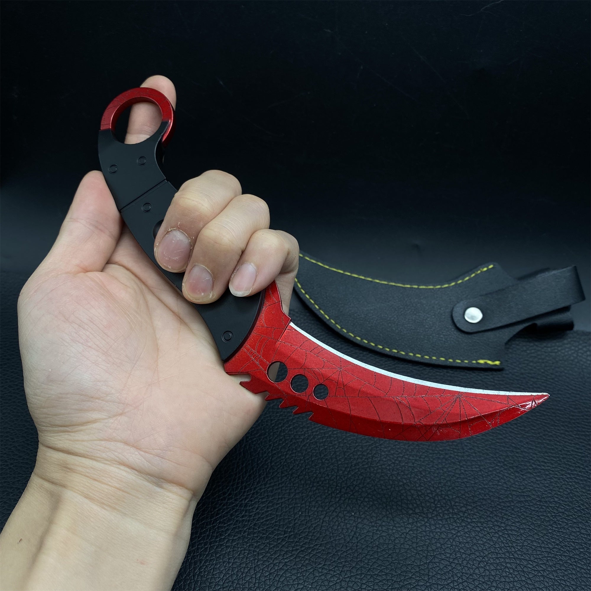 Talon Karambit Blunt Blade Knife Replicas For Collection Crimson Web - Tophatter Daily Deals