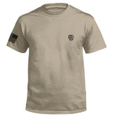 Shield Branded Tee Tee Tan Men's Tops - Tophatter Daily Deals