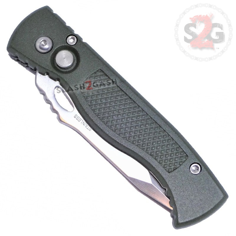 Tanto Warrior OD Green Automatic Knife Premium Switchblade - TAIWAN Knife-Auto - Tophatter Daily Deals
