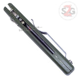 Tanto Warrior OD Green Automatic Knife Premium Switchblade - TAIWAN Knife-Auto - Tophatter Daily Deals