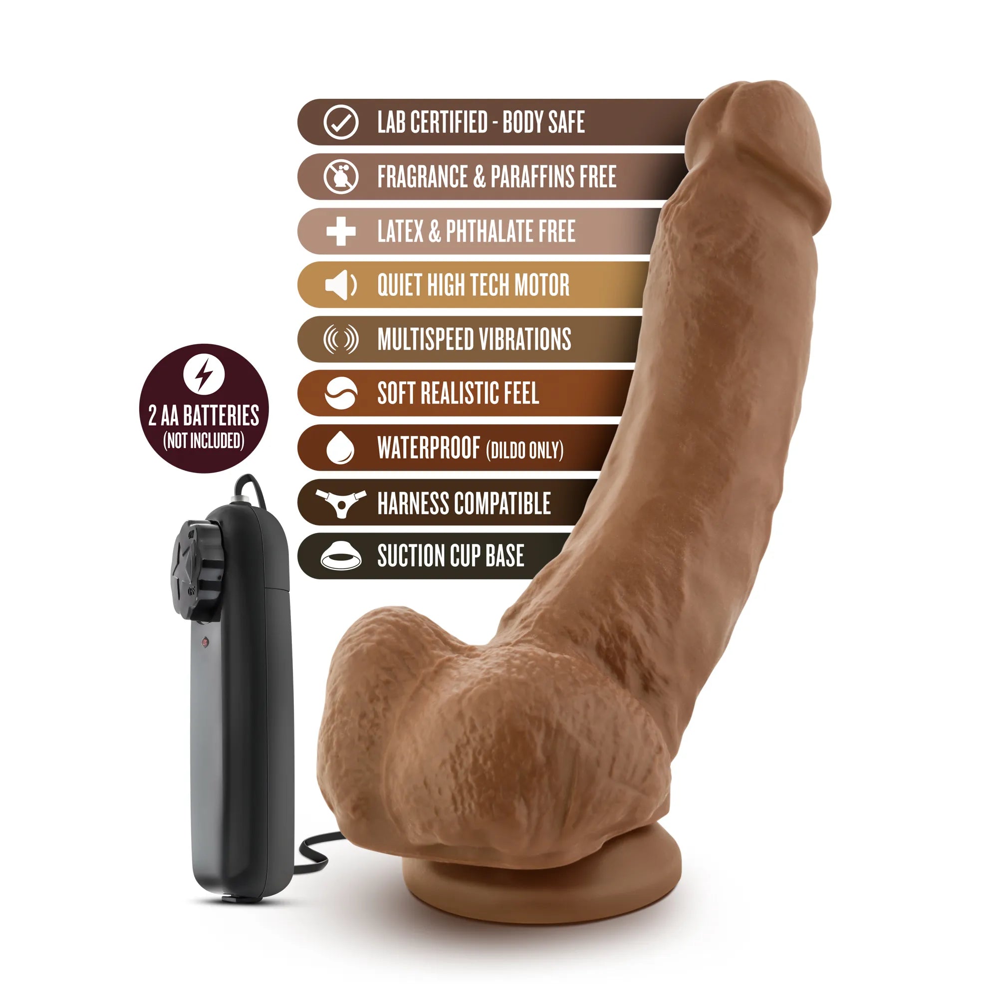 Coverboy The Boxer – 9 Inch Remote-Controlled Suction Cup Dildo > Vibrators > Realistic Vibrators - Tophatter Daily Deals