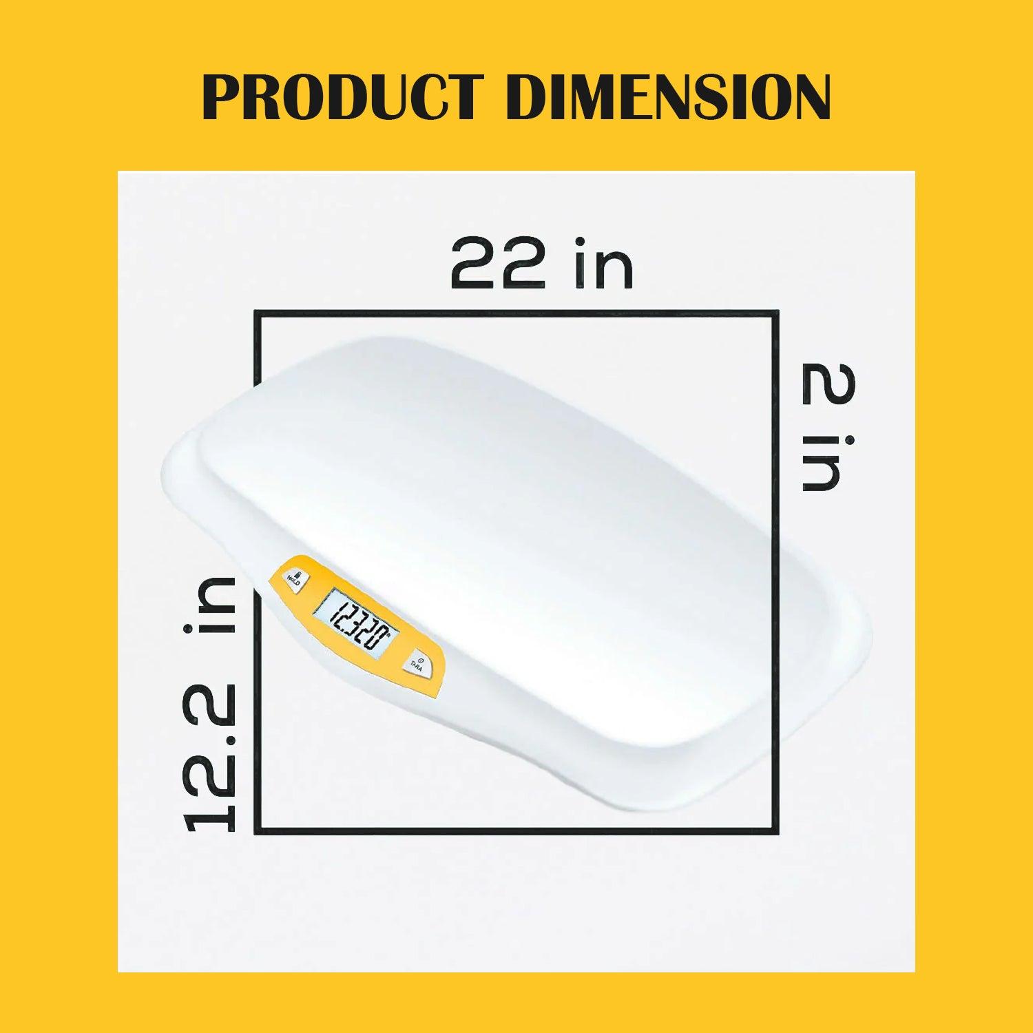 Digital Weighing Scale - Baby Weighing Scale With Large LCD Screen | 20kg Load Capacity Baby & Toddler - Tophatter Daily Deals