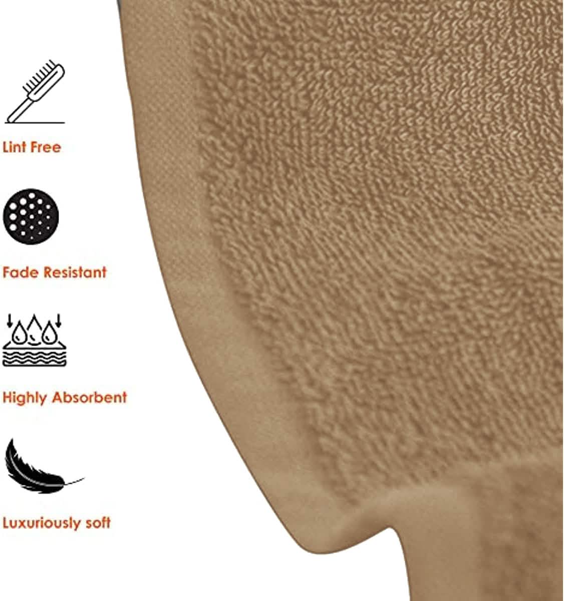 6-Piece Hotel & Spa 100% Cotton Bath Towel Set Bath - Tophatter Daily Deals