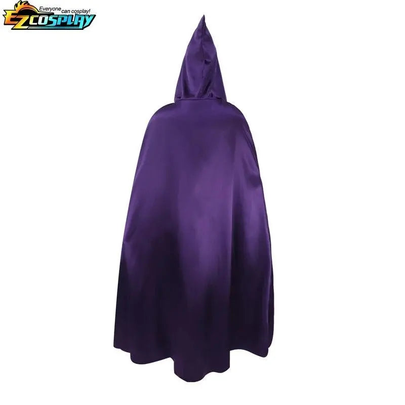 Teen Titans Raven Cosplay Costume Deluxe Jumpsuit Cloak Belt Suit Halloween Uniform for Women XS-3XL - Tophatter Daily Deals