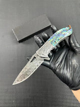Tempest Damascus Blade - Tophatter Daily Deals