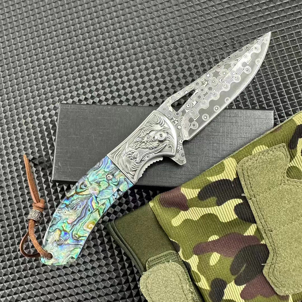 Tempest Damascus Blade - Tophatter Daily Deals