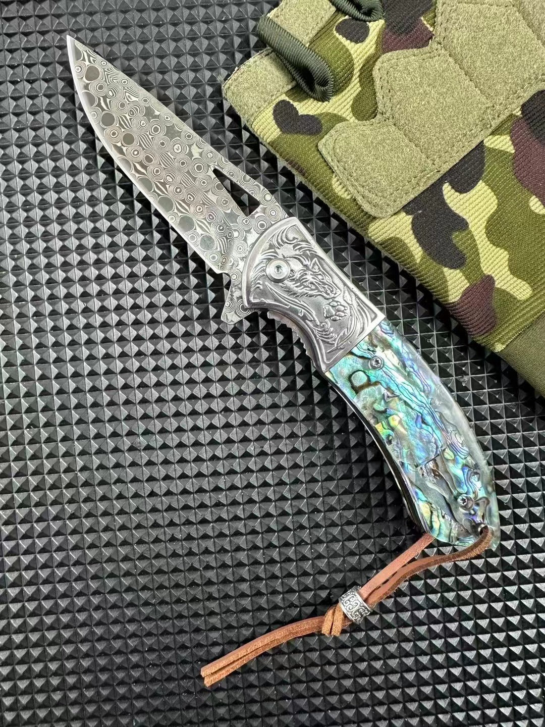 Tempest Damascus Blade - Tophatter Daily Deals