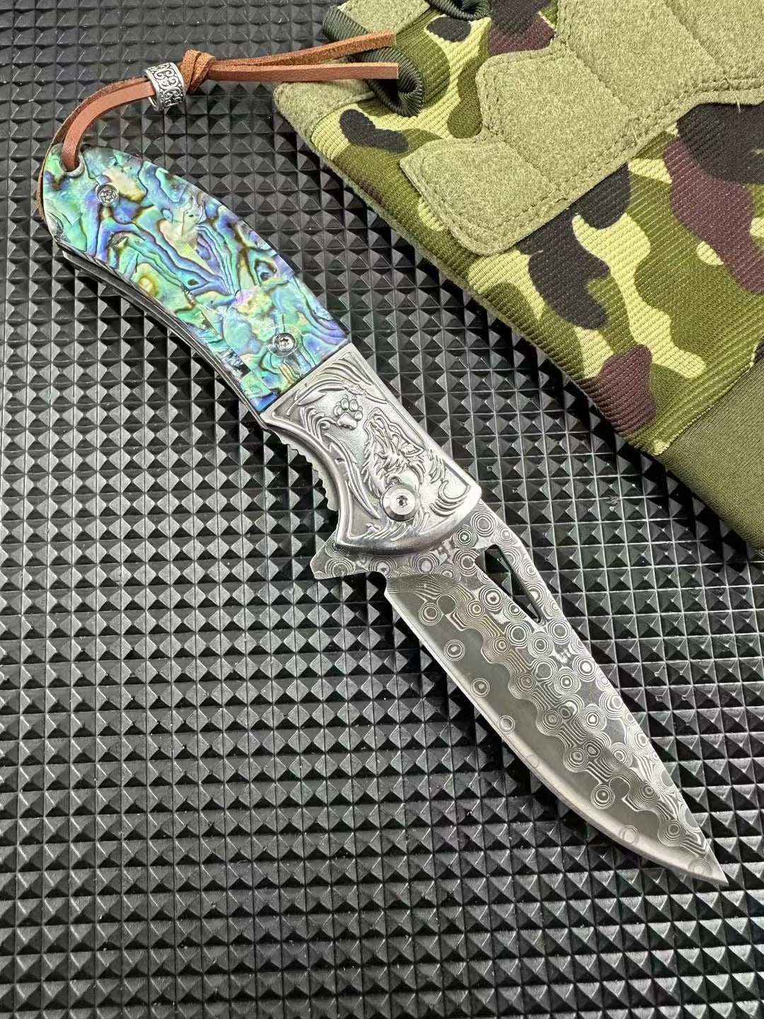 Tempest Damascus Blade - Tophatter Daily Deals