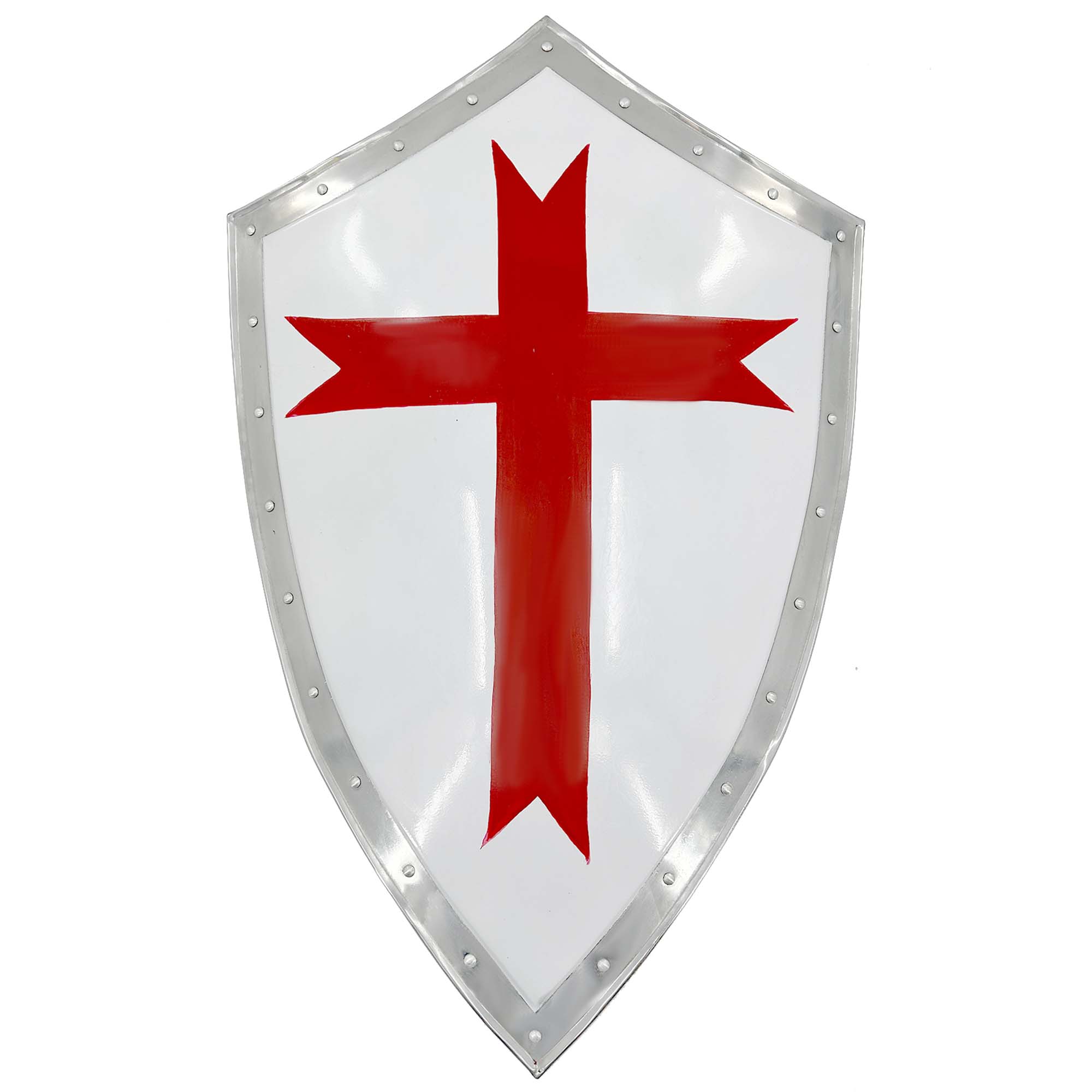 Templar Knights Heater Shield with Cross Shields - Tophatter Daily Deals