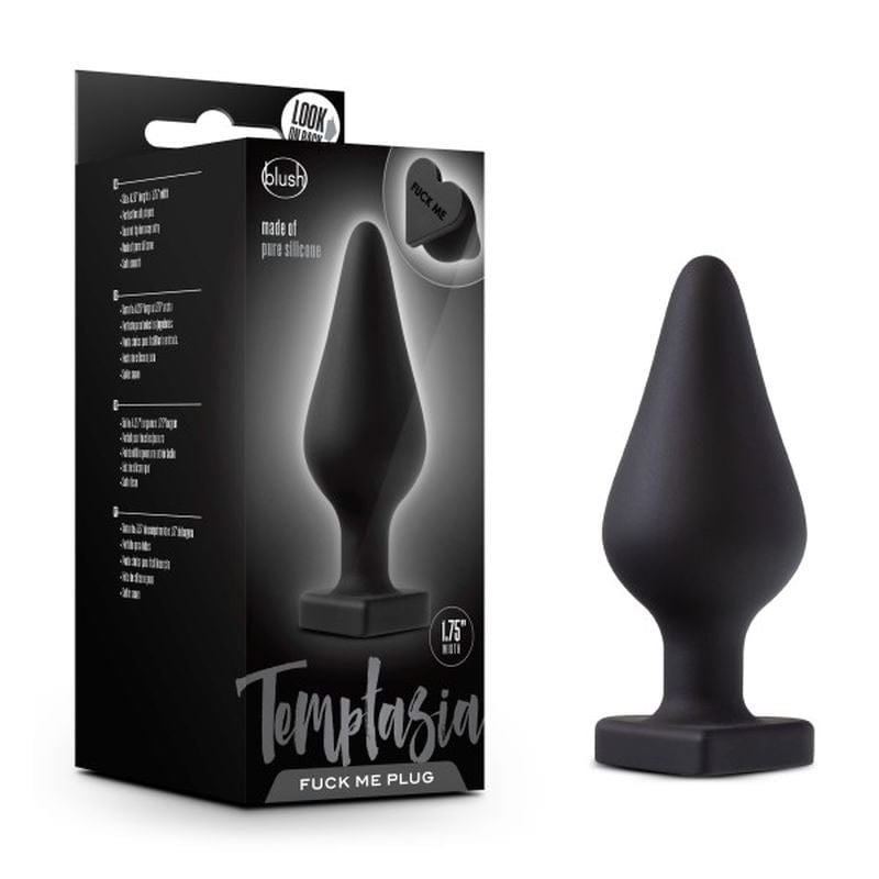 Temptasia Heart-Shaped Butt Plug Black > Anal Range > Butt Plugs - Tophatter Daily Deals