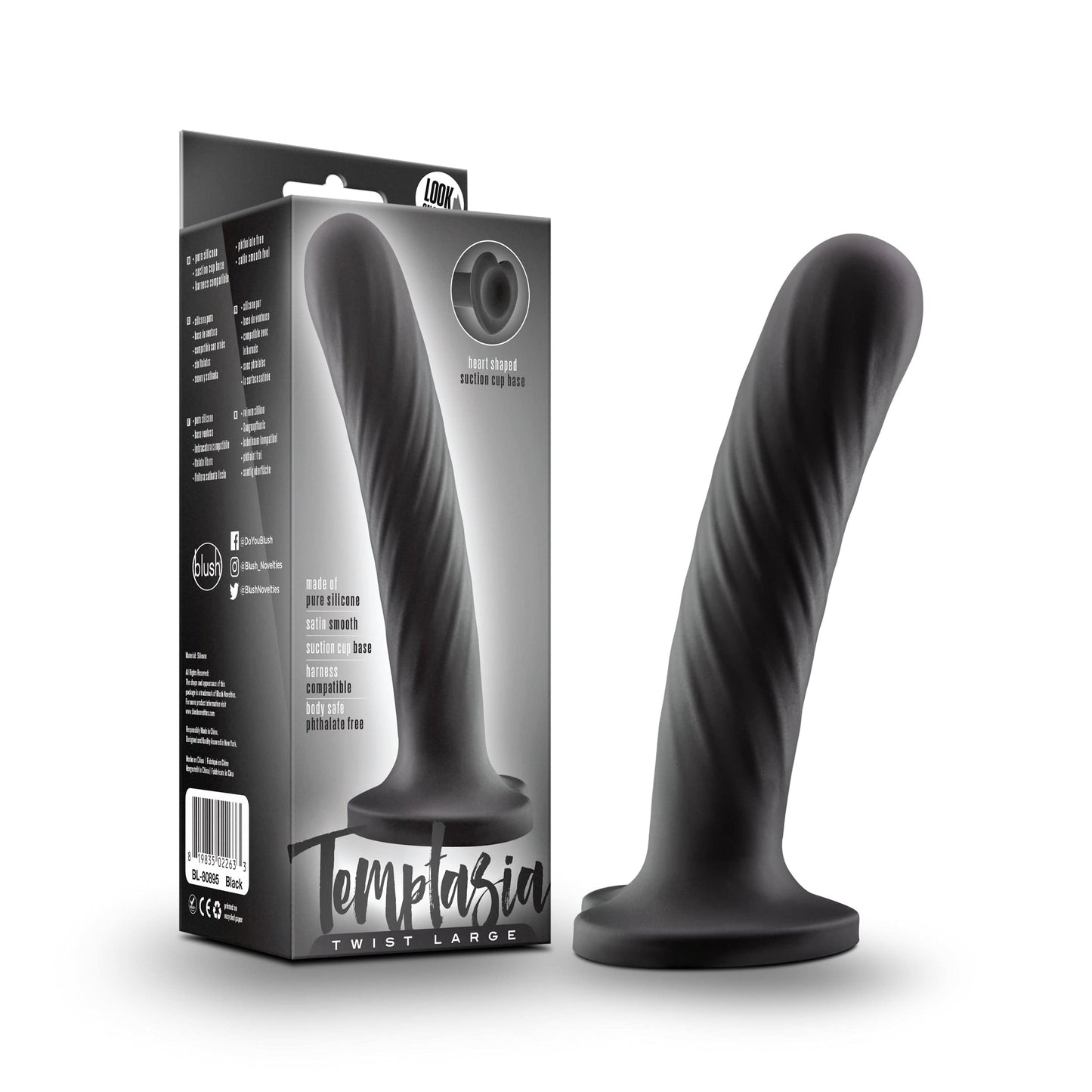 Temptasia Twist Large with Unique Swirling Texture > Dildos > Neutral Dildos - Tophatter Daily Deals