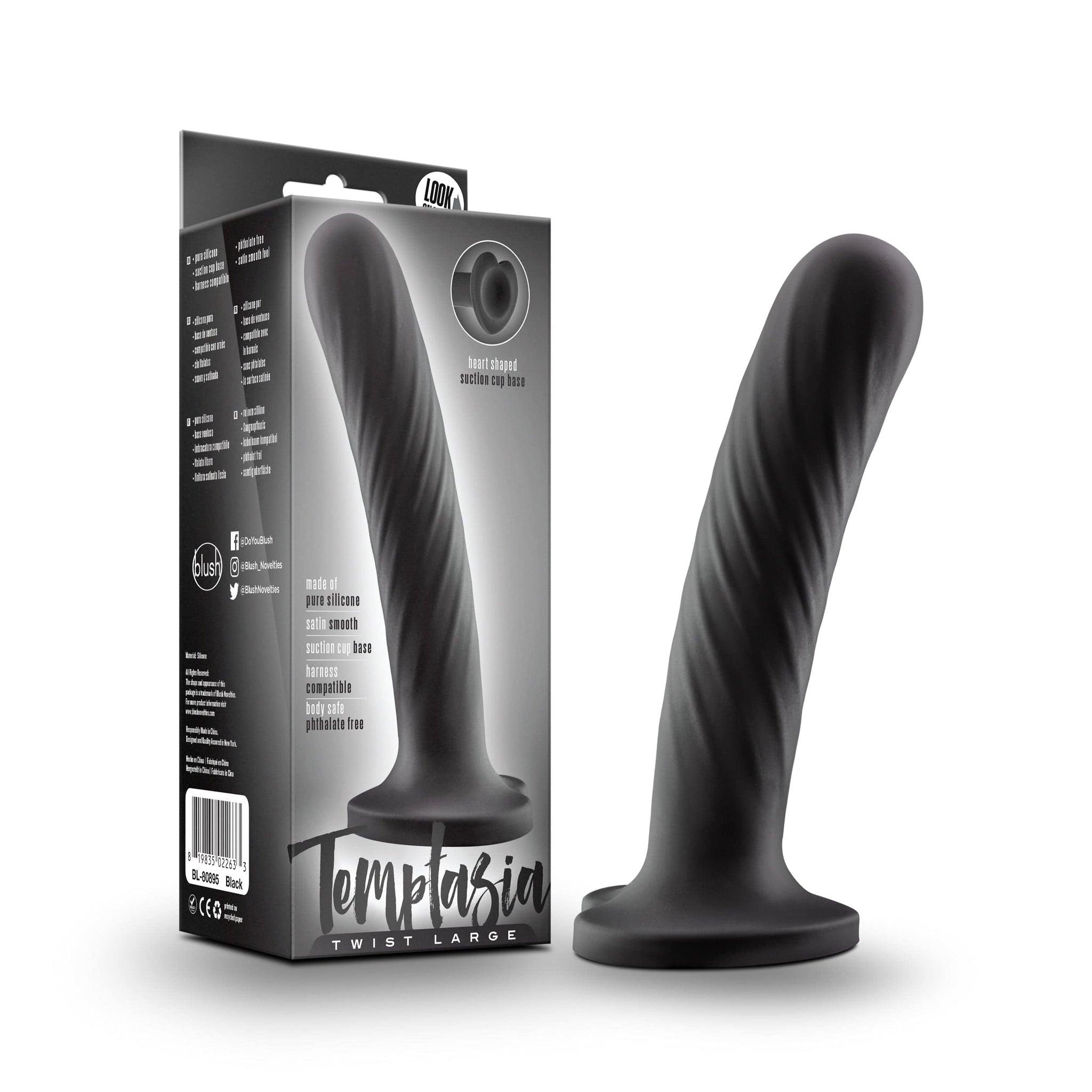 Temptasia Twist Large with Unique Swirling Texture > Dildos > Neutral Dildos - Tophatter Daily Deals