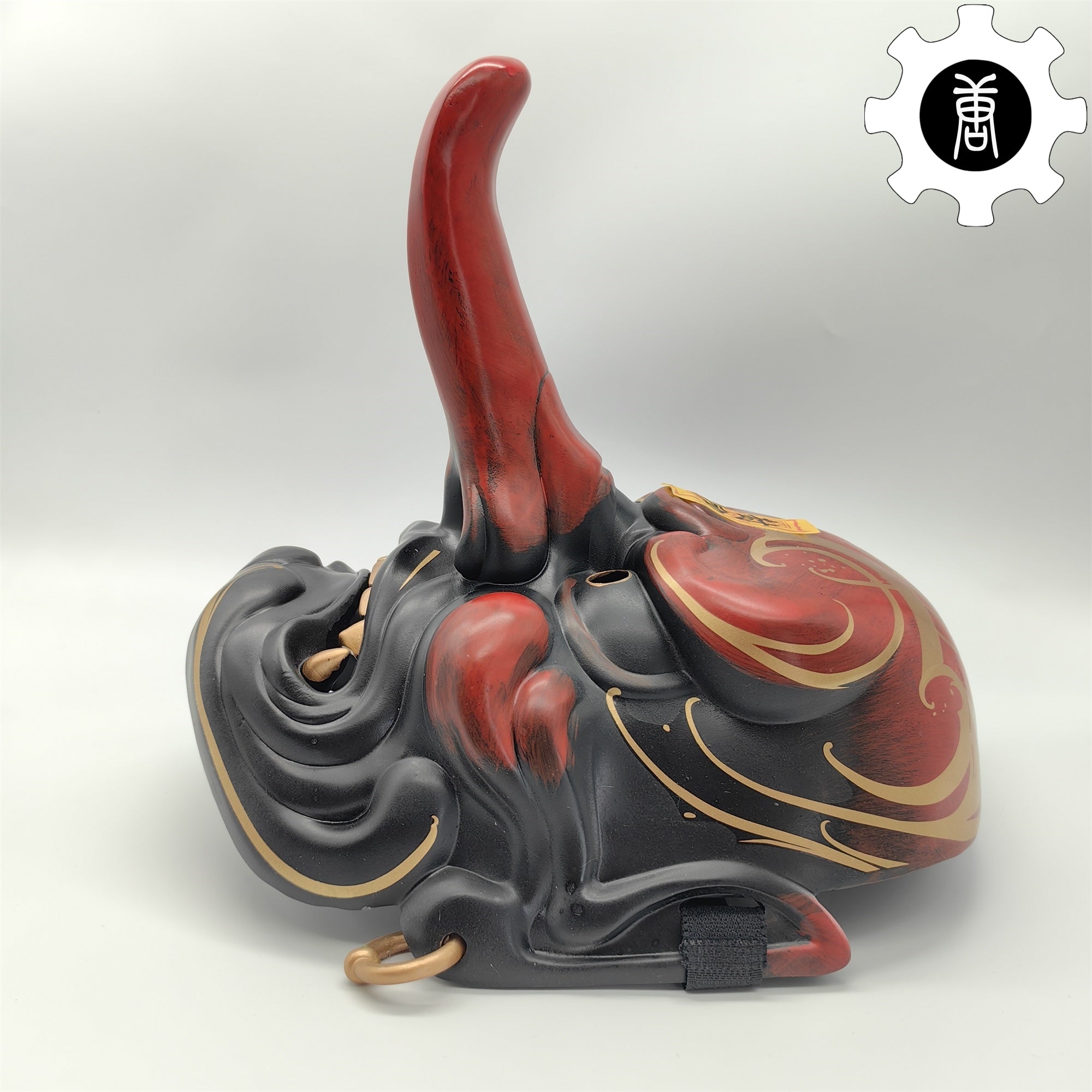 3D Printed Tengu Mask Japanese Style Wearable Mask Cosplay Prop - Tophatter Daily Deals