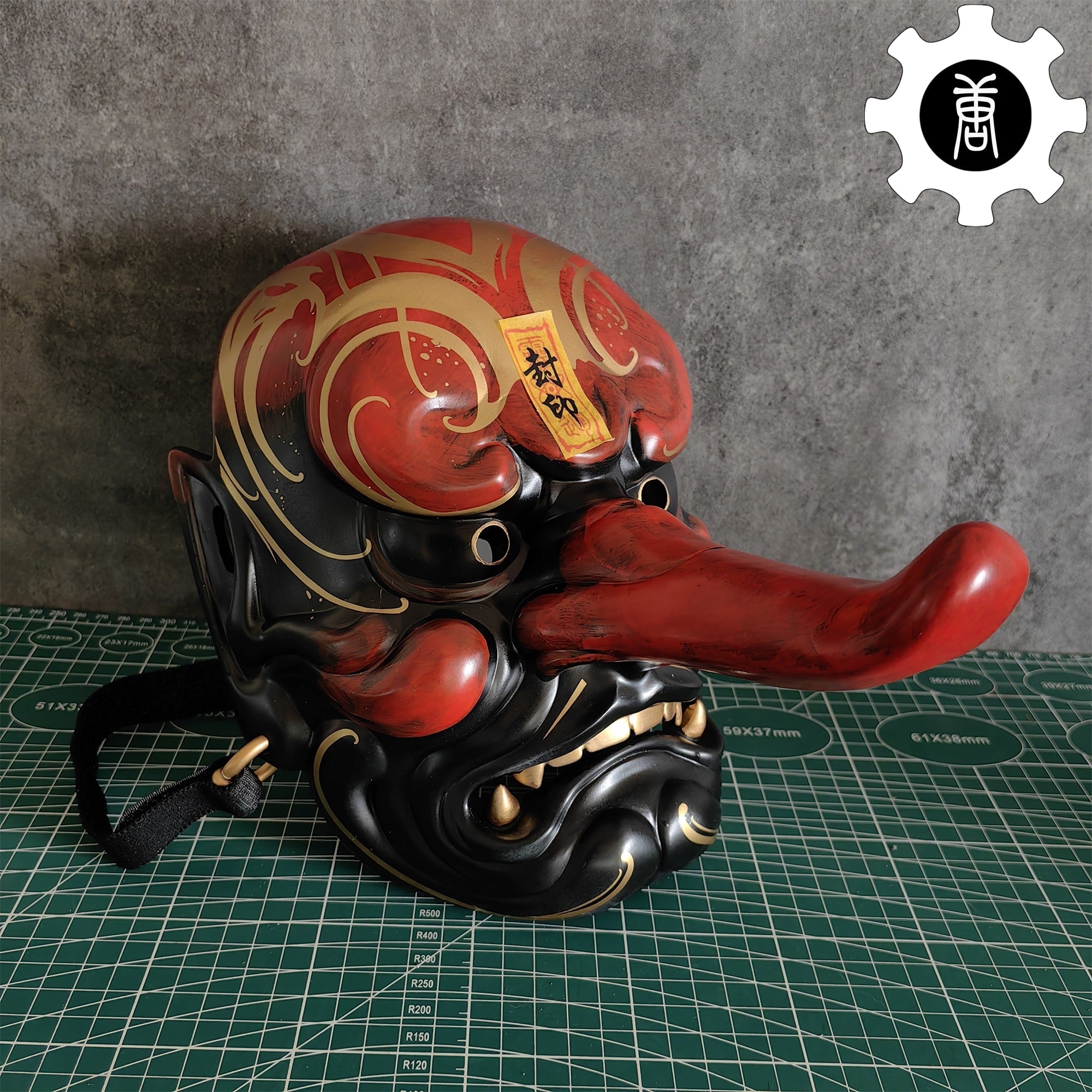 3D Printed Tengu Mask Japanese Style Wearable Mask Cosplay Prop - Tophatter Daily Deals