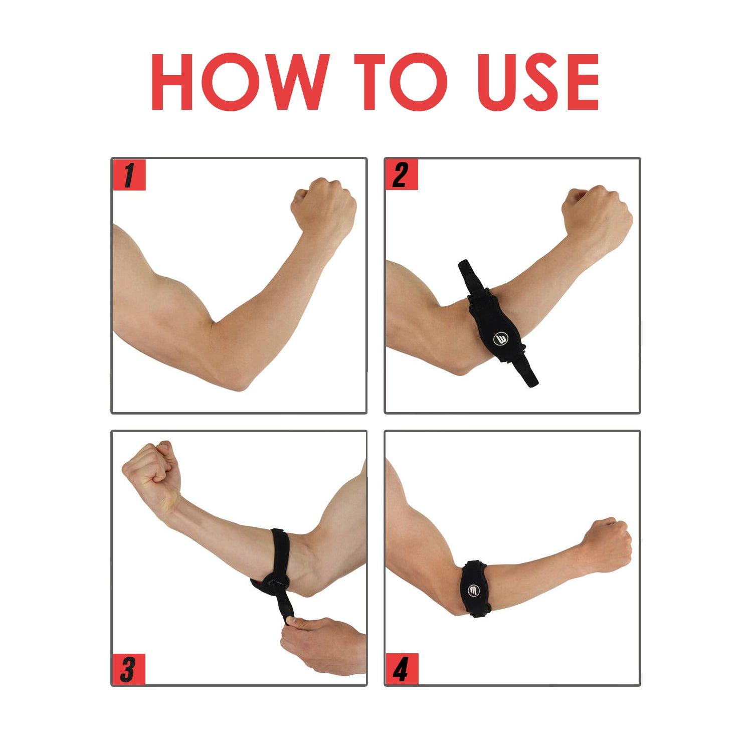 Best Tennis Elbow Strap UK - Tennis Elbow Support Brace Golfers Strap Epicondylitis Arthritis Gym Pain Clasp Sports & Outdoor - Tophatter Daily Deals