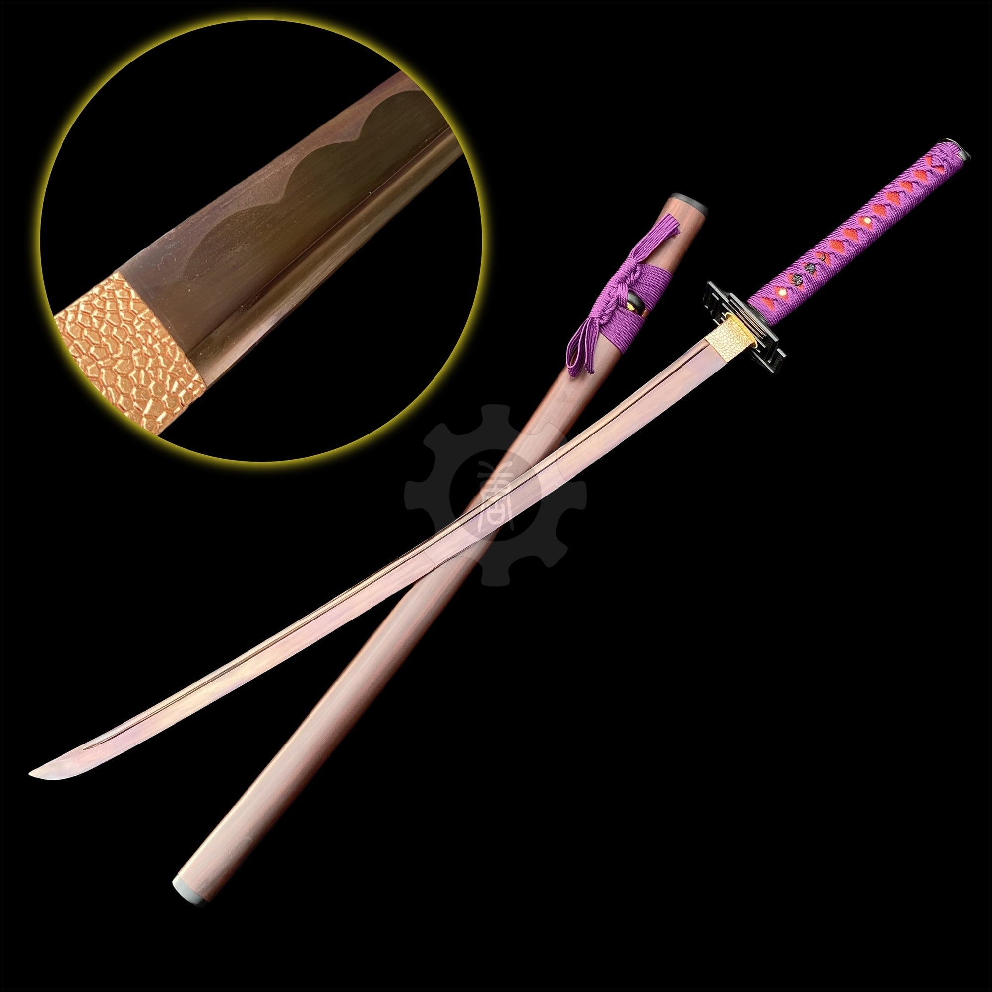 IRL Tensa Zangetsu Katana Classical Anime Sword Carbon Steel Version Unedged - Tophatter Daily Deals