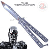 Terminator Butterfly Knife Chrome Mirror Finish Balisong SHINY Knife-Balisong - Tophatter Daily Deals