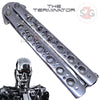 Terminator Butterfly Knife Chrome Mirror Finish Balisong SHINY Knife-Balisong - Tophatter Daily Deals