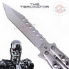 Terminator Butterfly Knife Chrome Mirror Finish Balisong SHINY Knife-Balisong - Tophatter Daily Deals