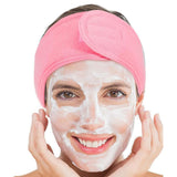 Spa Facial Headband - Make up Hair Band Terry Cloth Headband Stretch Towel for Sport Yoga Shower Pink Health & Beauty - Tophatter Daily Deals