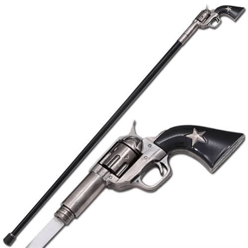 Texas Ranger Colt 45 Cane Sword - TOPHATTER'S ARMORY DEALS Collectible Weapons - Tophatter Daily Deals