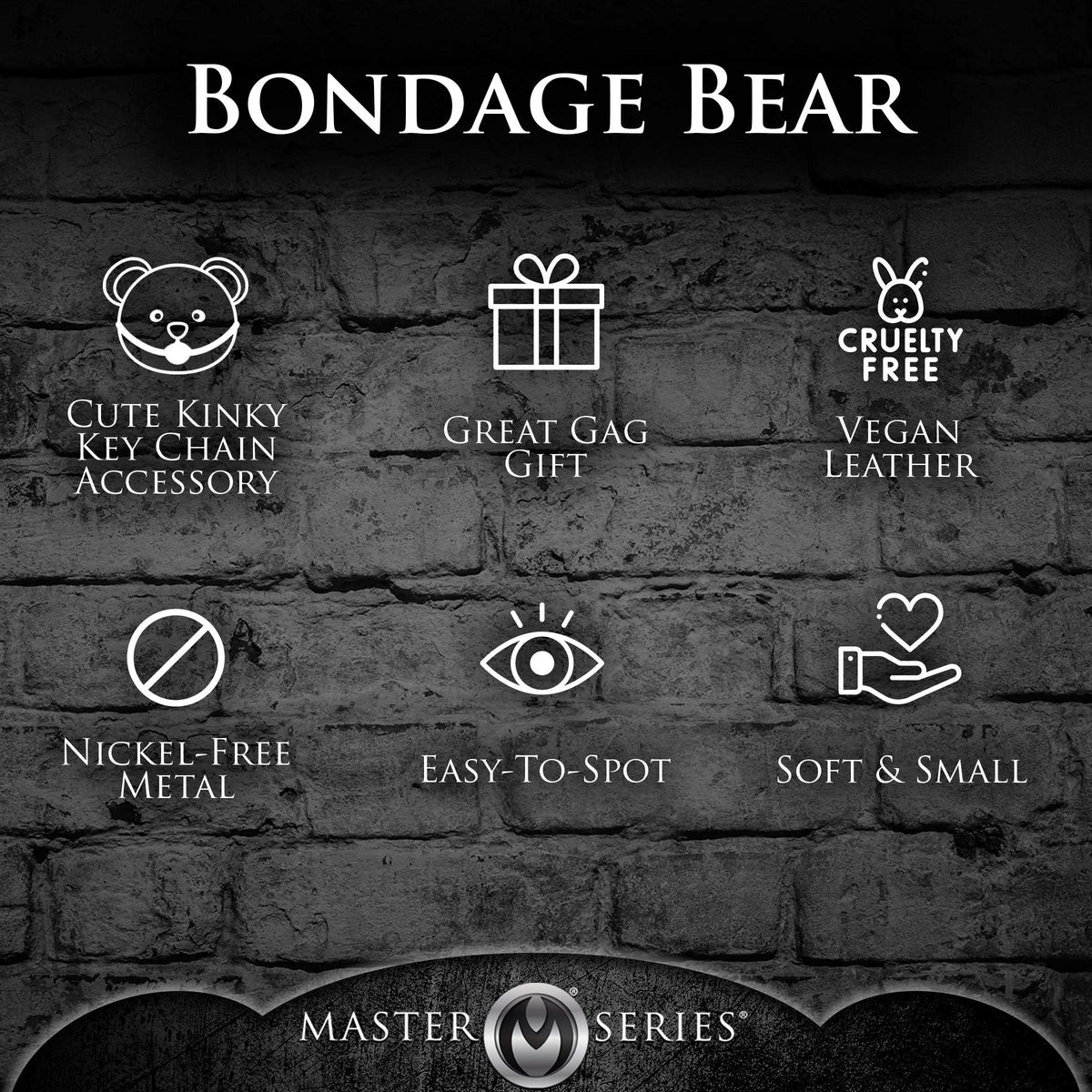 Gagged Teddy Bear Keychain Adult Intimacy Novelty Gift > Novelties > Gag Gifts - Tophatter Daily Deals