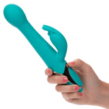 CalExotics Enchanted Oscillate Teal with Thrusting and Rotating, Rechargeable, Waterproof Silicone, 8.5 Inches > Vibrators > Ladies > Rabbit - Tophatter Daily Deals