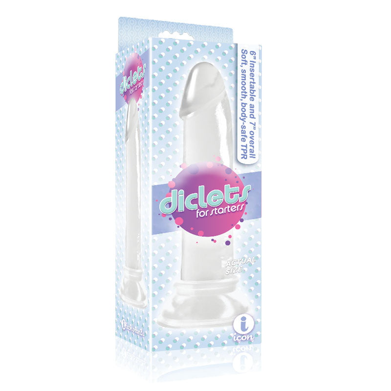 Diclets 17.8cm Dong Soft Smooth Bendable Jelly TPR > Dildos > Realistic Dildos - Tophatter Daily Deals